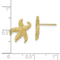10k Starfish Earrings-10E909