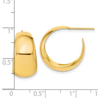 10k Small Hoop Earrings-10ER291
