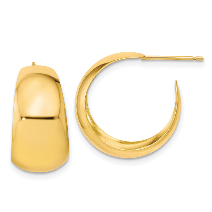 10k Small Hoop Earrings-10ER291