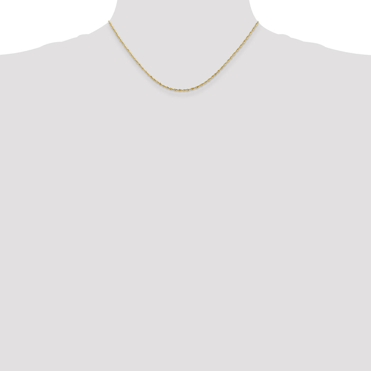 10k 1.5mm Extra-Light D/C Rope Chain-10EX012-16