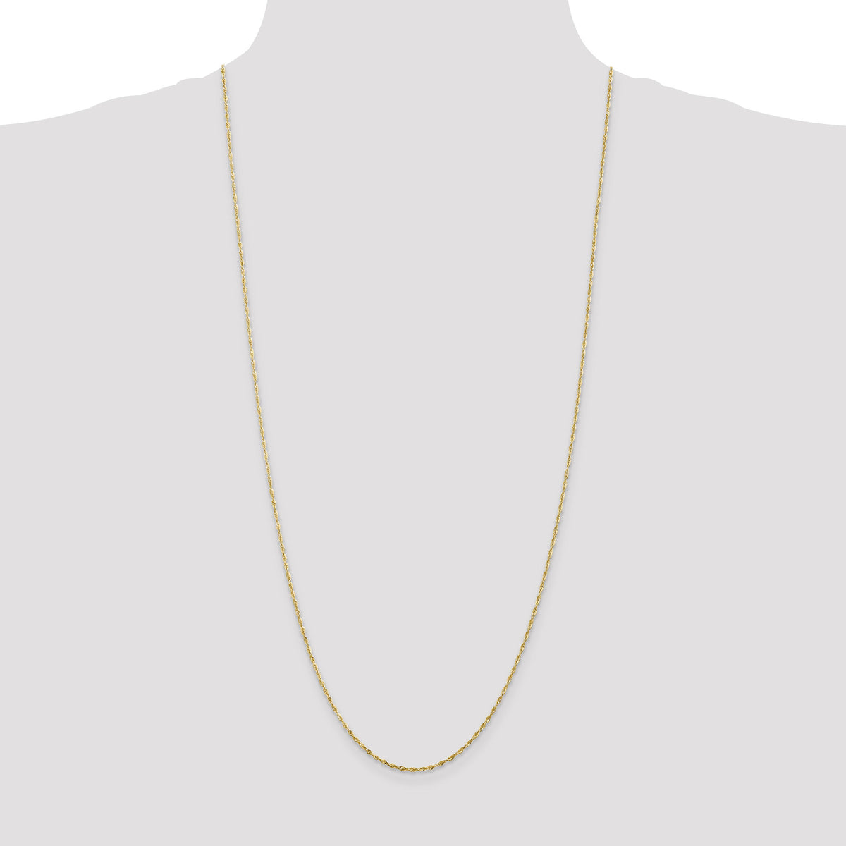 10k 1.5mm Extra-Light D/C Rope Chain-10EX012-30