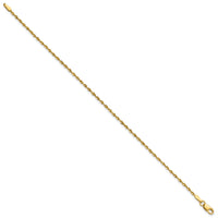 10k 1.5mm Extra-Light D/C Rope Chain-10EX012-7