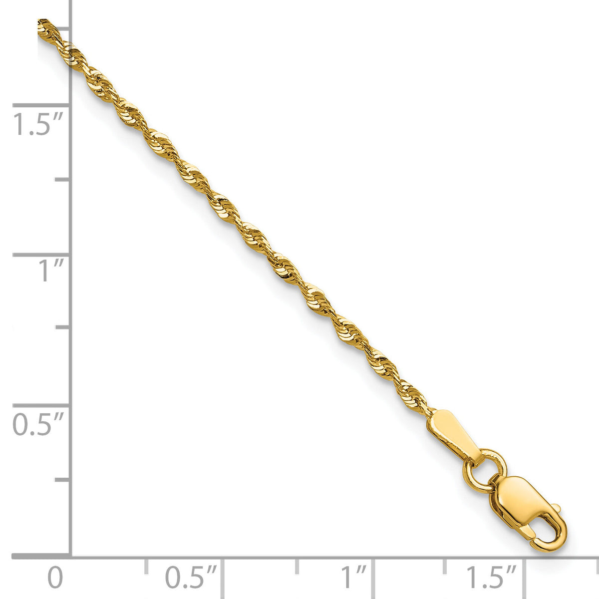 10k 1.5mm Extra-Light D/C Rope Chain-10EX012-8