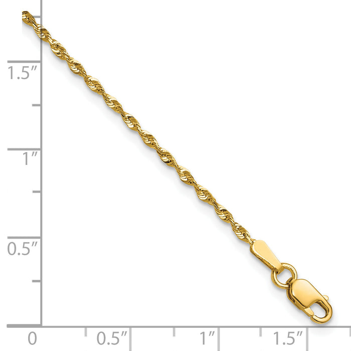 10k 1.5mm Extra-Light D/C Rope Chain-10EX012-7