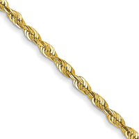 10k 1.5mm Extra-Light D/C Rope Chain-10EX012-24