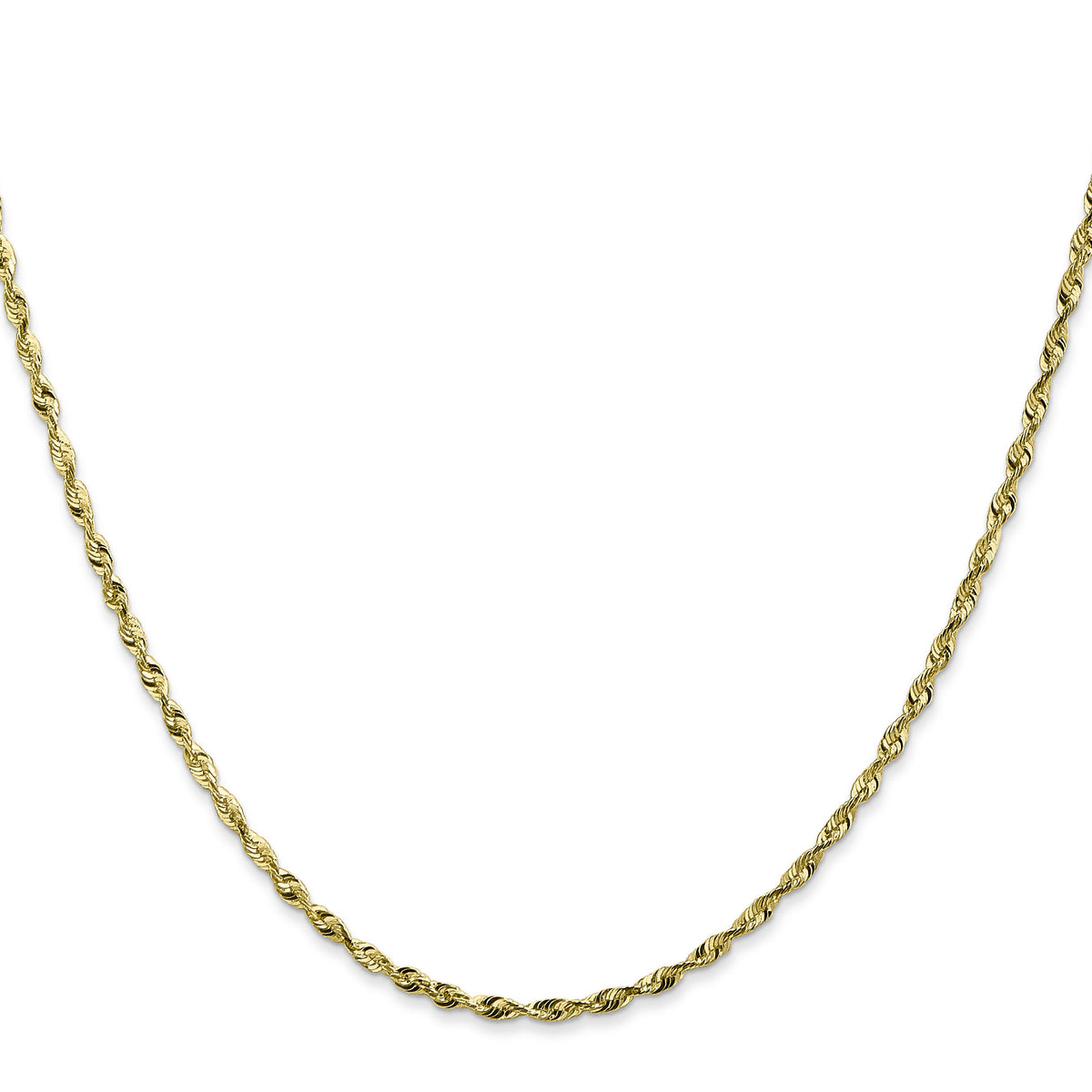 10k 1.8mm Extra-Light D/C Rope Chain-10EX014-24