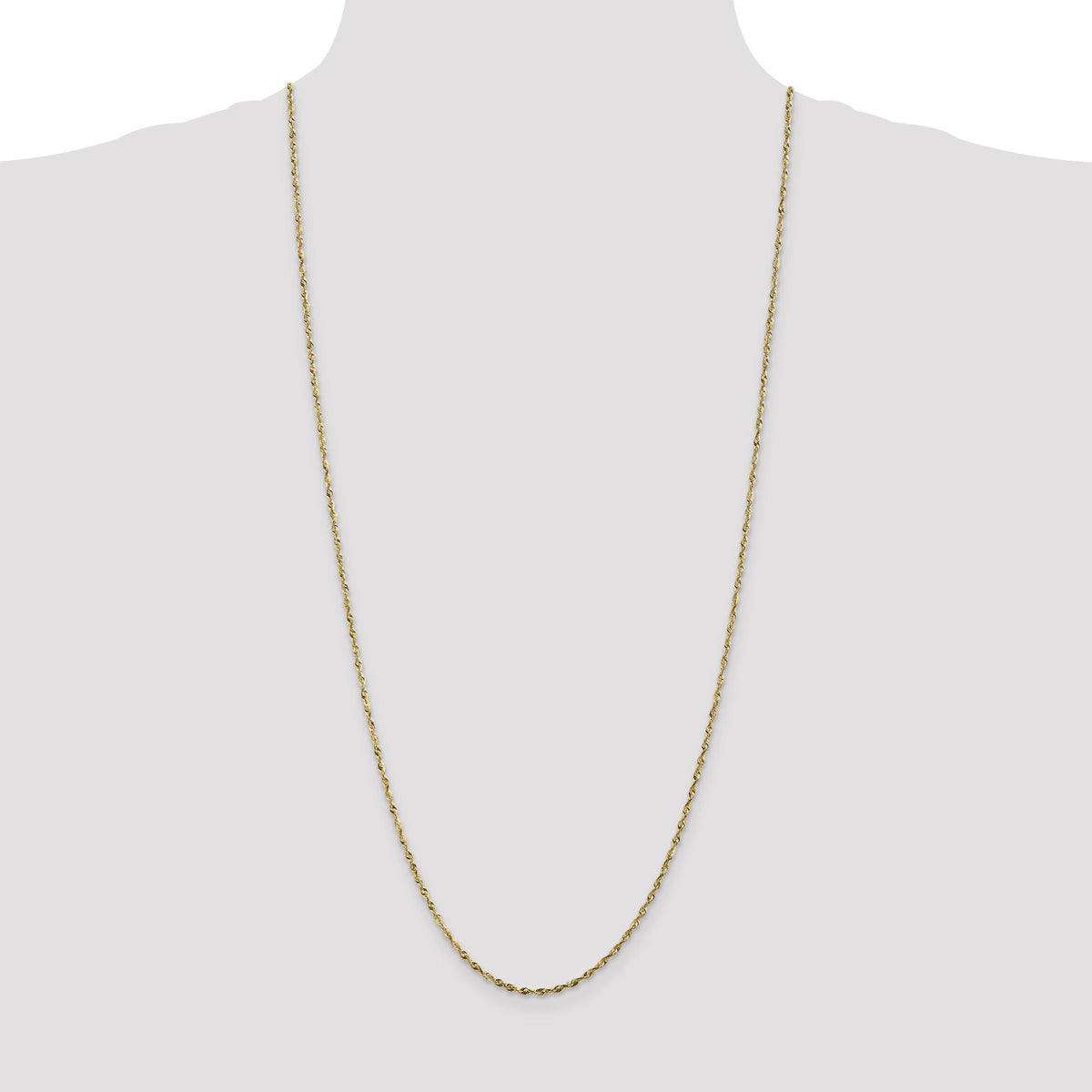 10k 1.8mm Extra-Light D/C Rope Chain-10EX014-30