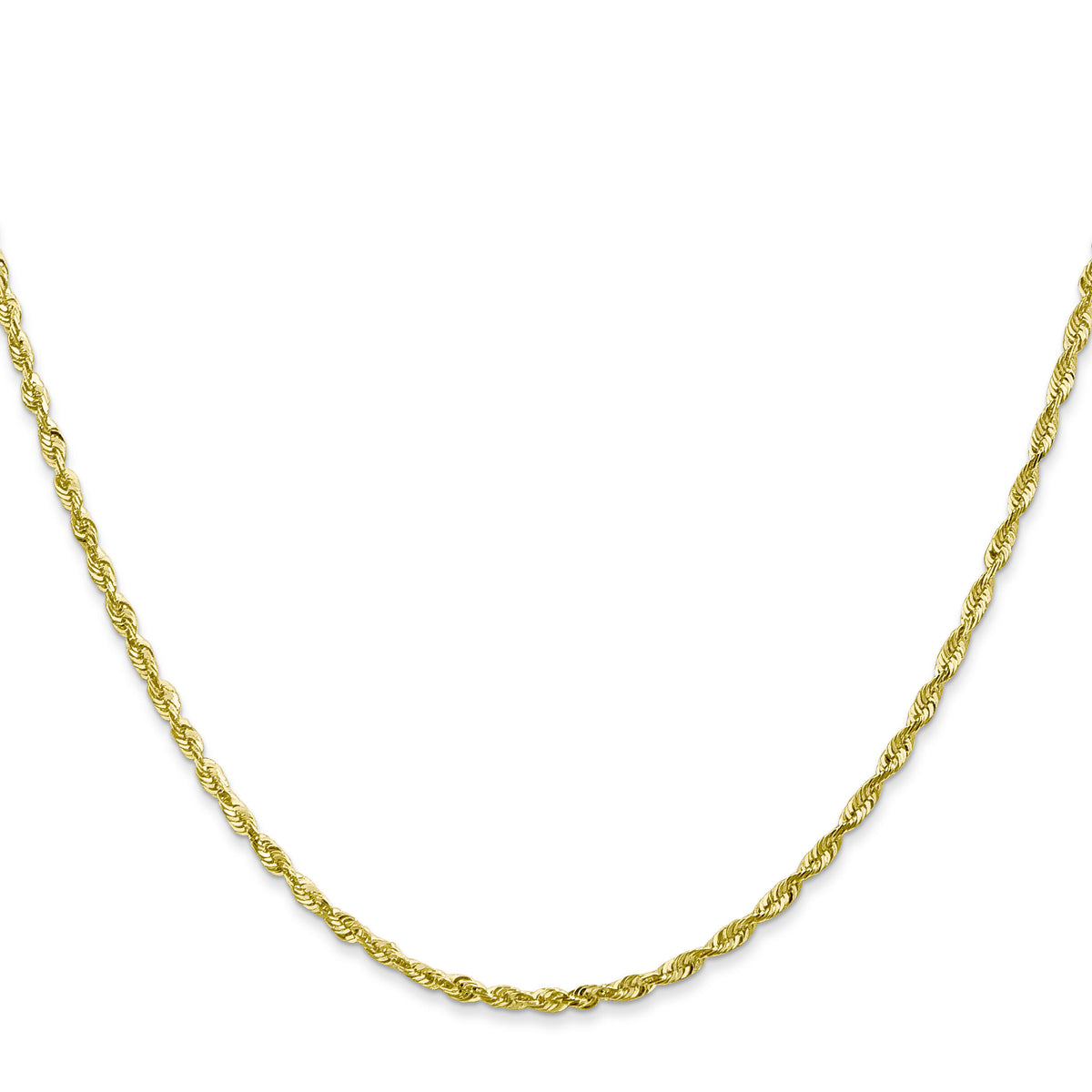 10k 2.0mm Extra-Light D/C Rope Chain-10EX016-16