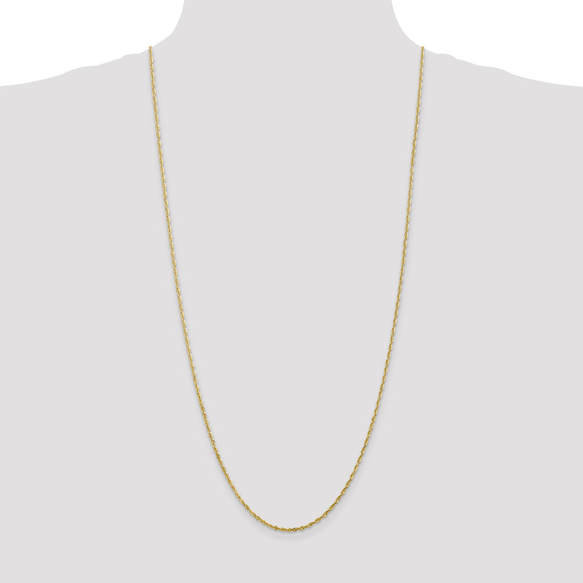 10k 2.0mm Extra-Light D/C Rope Chain-10EX016-30