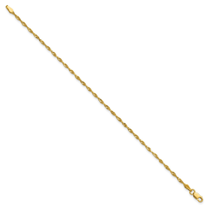 10k 2.0mm Extra-Light D/C Rope Chain-10EX016-9