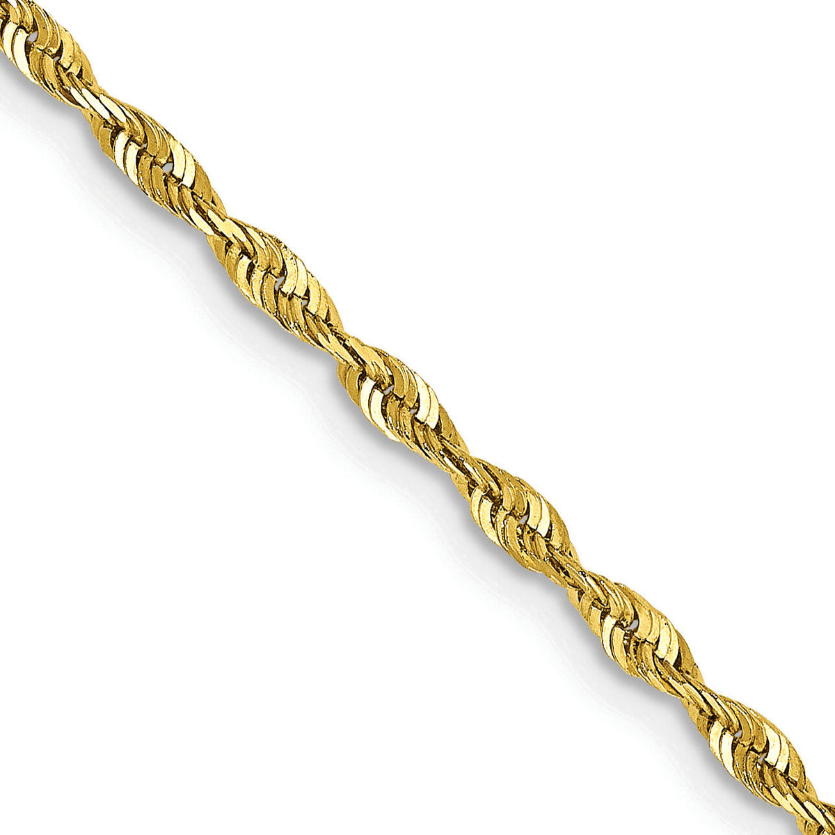 10k 2.0mm Extra-Light D/C Rope Chain-10EX016-18