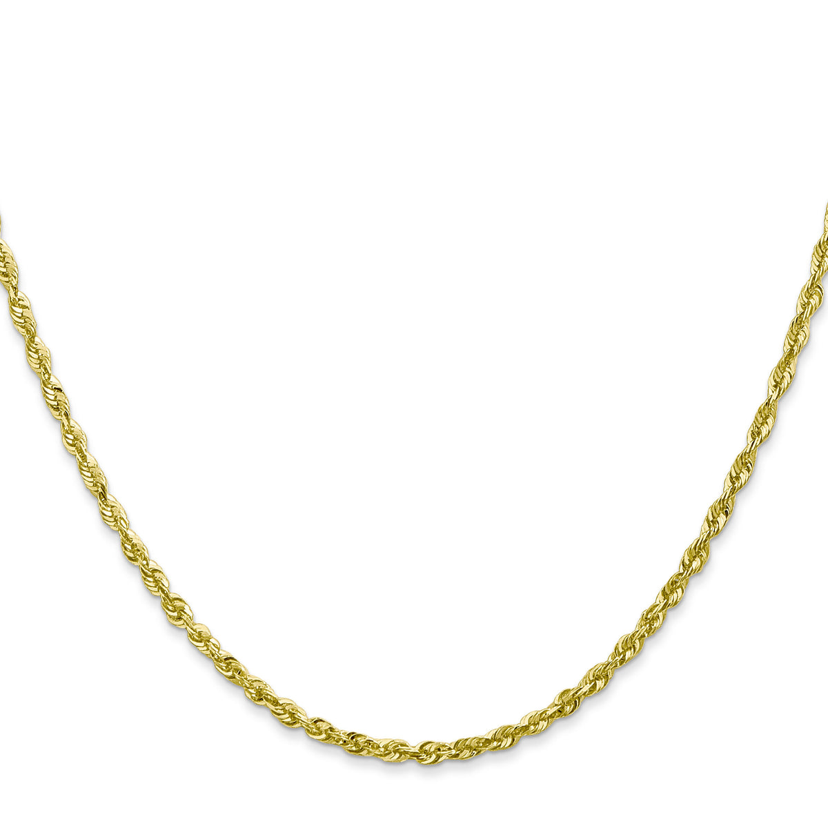 10k 2.25mm Extra-Light D/C Rope Chain-10EX018-18
