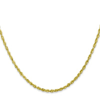 10k 2.25mm Extra-Light D/C Rope Chain-10EX018-18