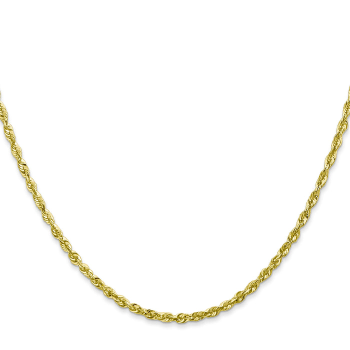 10k 2.25mm Extra-Light D/C Rope Chain-10EX018-20