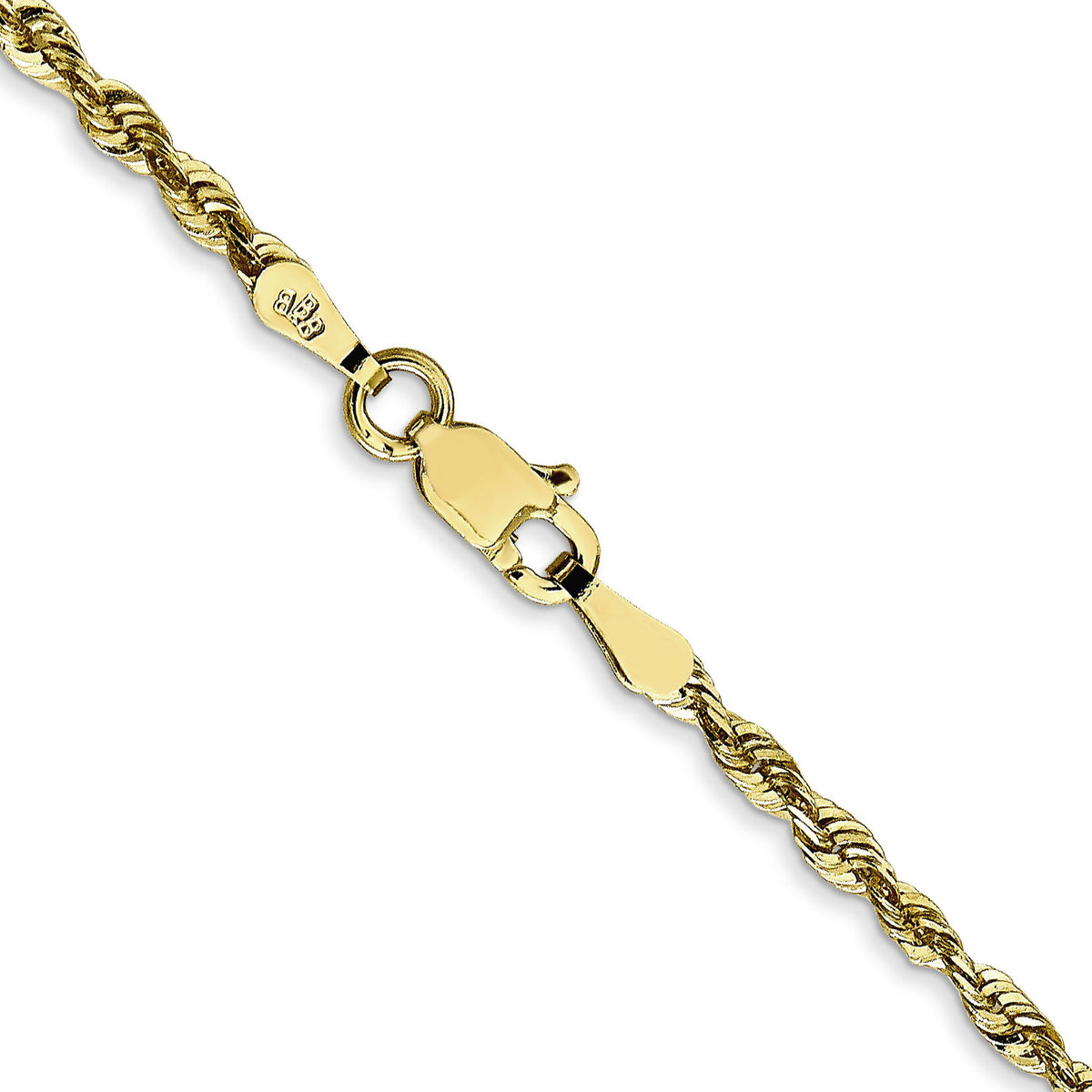 10k 2.25mm Extra-Light D/C Rope Chain-10EX018-20