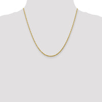 10k 2.25mm Extra-Light D/C Rope Chain-10EX018-20