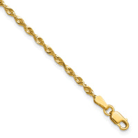 10k 2.25mm Extra-Light D/C Rope Chain-10EX018-7