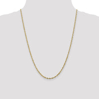 10k 2.50mm Extra-Light D/C Rope Chain-10EX021-24