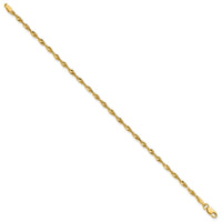 10k 2.50mm Extra-Light D/C Rope Chain-10EX021-8