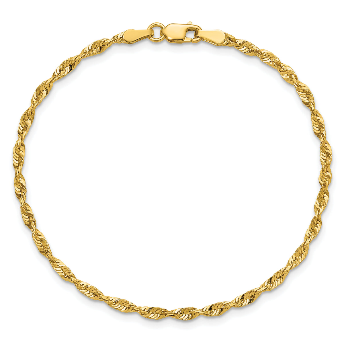 10k 2.50mm Extra-Light D/C Rope Chain-10EX021-8