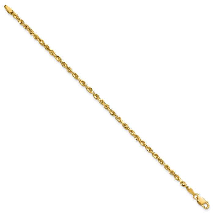 10k 2.75mm Extra-Light D/C Rope Chain-10EX023-8