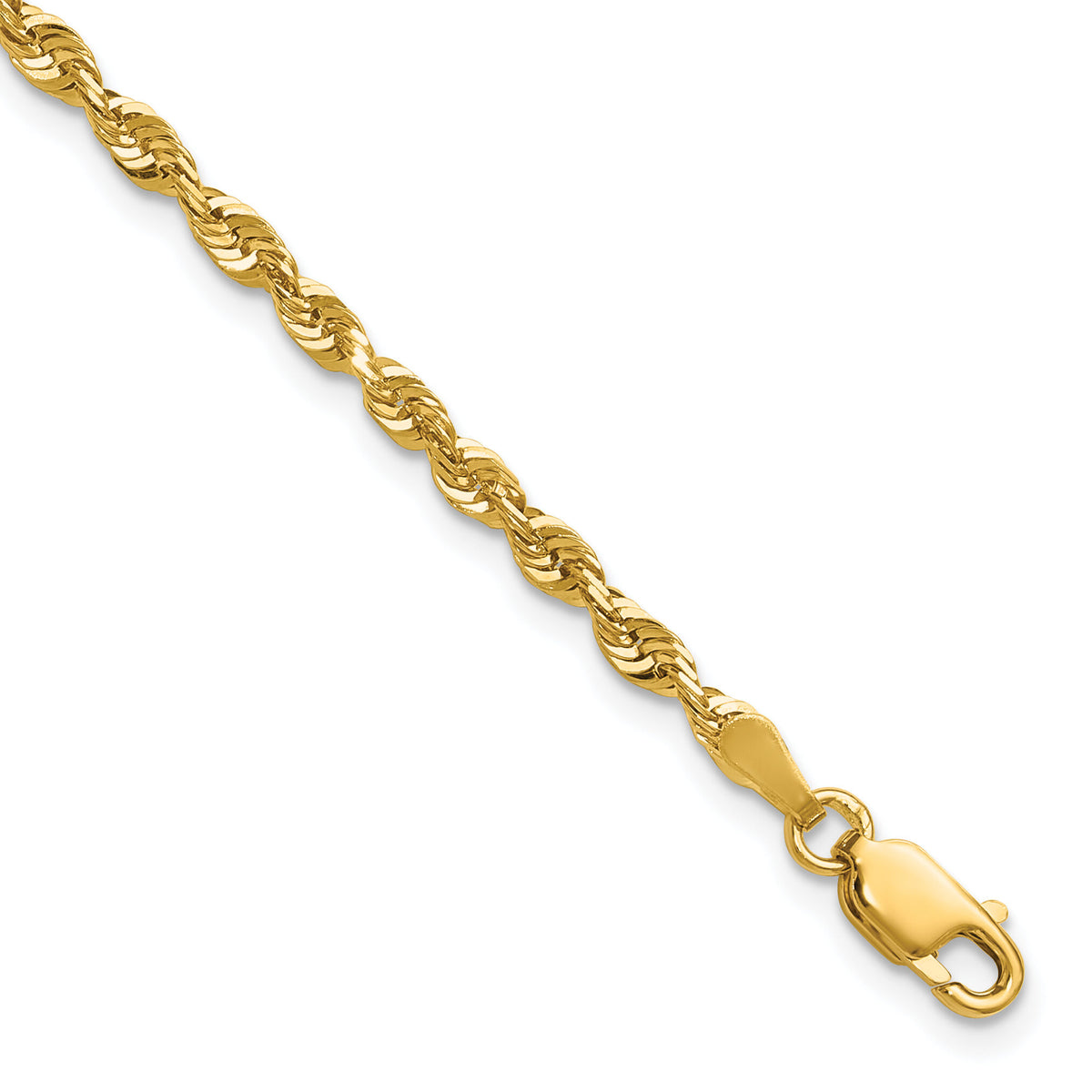10k 2.75mm Extra-Light D/C Rope Chain-10EX023-7