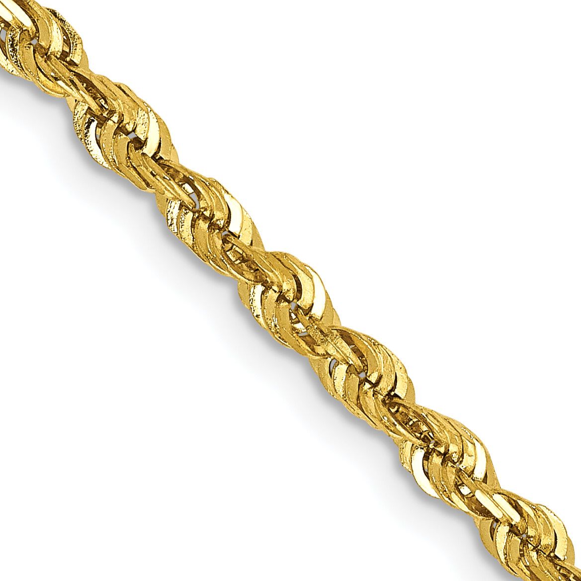 10k 2.75mm Extra-Light D/C Rope Chain-10EX023-18