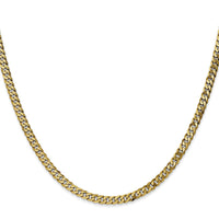 10k 3.9mm Flat Beveled Curb Chain-10FBU100-28