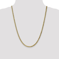 10k 3.9mm Flat Beveled Curb Chain-10FBU100-24