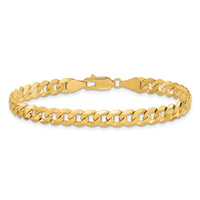 10k 5.75mm Flat Beveled Curb Chain-10FBU140-8