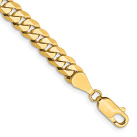 10k 5.75mm Flat Beveled Curb Chain-10FBU140-8