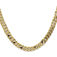 10k 6.75mm Flat Beveled Curb Chain-10FBU180-28