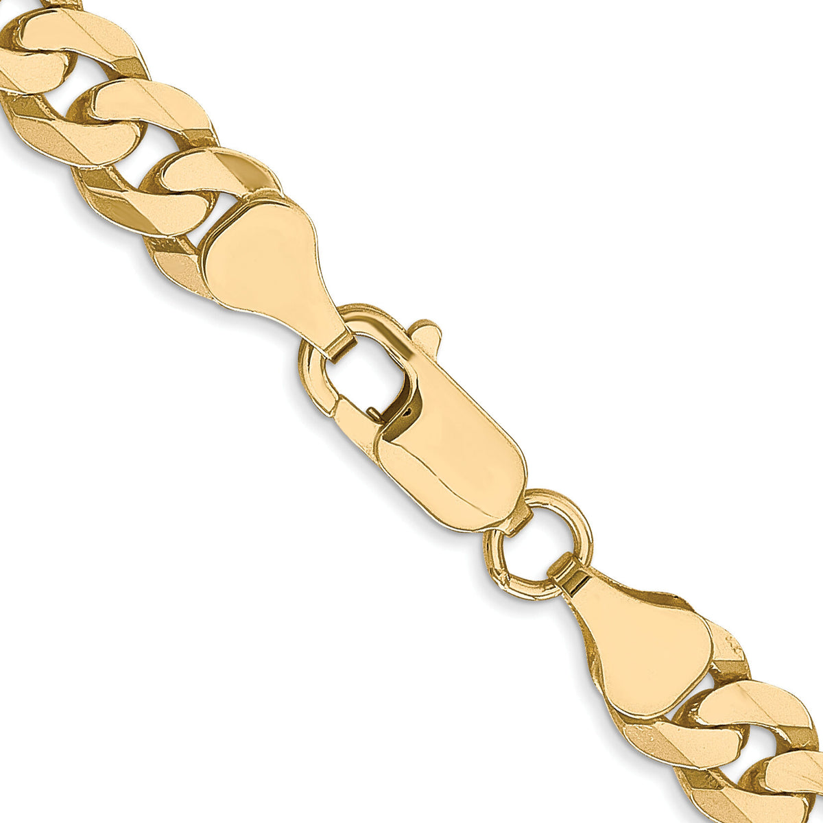 10k 6.75mm Flat Beveled Curb Chain-10FBU180-22