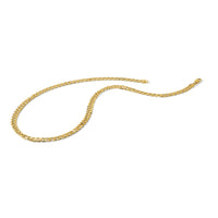 10k 6.75mm Flat Beveled Curb Chain-10FBU180-22