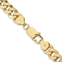 10k 7.75mm Flat Beveled Curb Chain-10FBU200-28
