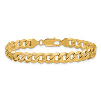 10k 7.75mm Flat Beveled Curb Chain-10FBU200-8