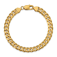 10k 7.75mm Flat Beveled Curb Chain-10FBU200-8