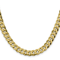 10k 8.25mm Flat Beveled Curb Chain-10FBU220-22