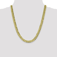 10k 8.25mm Flat Beveled Curb Chain-10FBU220-22