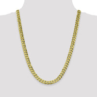 10k 8.25mm Flat Beveled Curb Chain-10FBU220-24