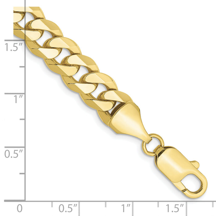 10k 8.25mm Flat Beveled Curb Chain-10FBU220-9