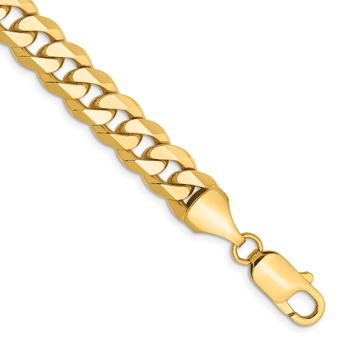 10k 8.25mm Flat Beveled Curb Chain-10FBU220-8
