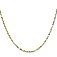 10k 1.75mm Flat Figaro Chain-10FG050-22
