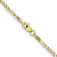 10k 1.75mm Flat Figaro Chain-10FG050-22