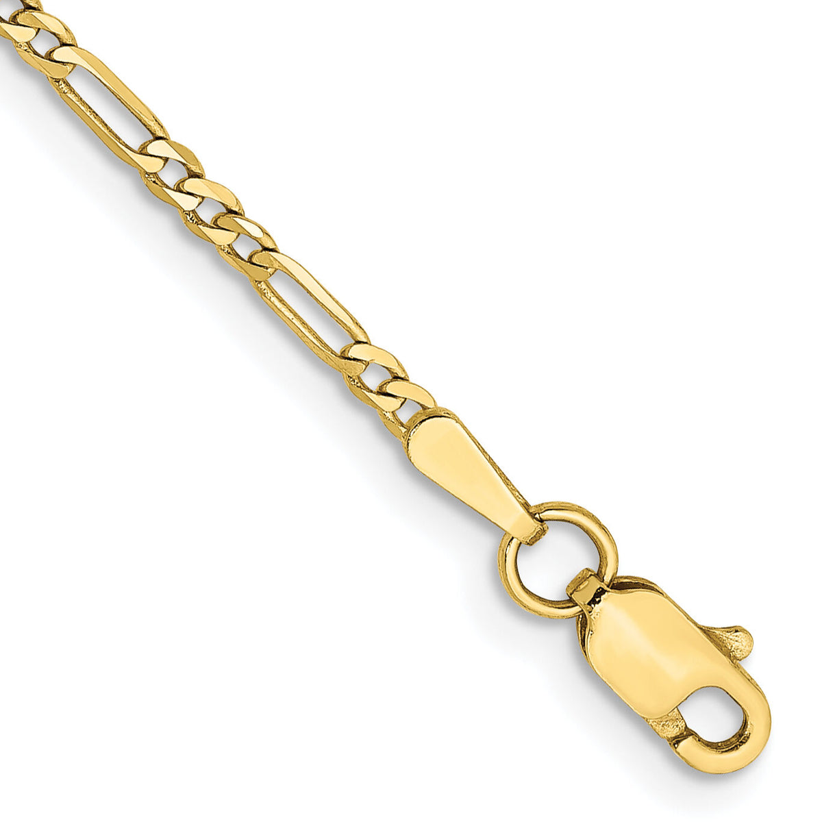 10k 1.75mm Flat Figaro Chain-10FG050-8