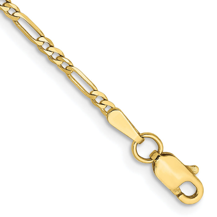 10k 1.75mm Flat Figaro Chain-10FG050-8
