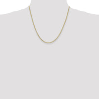 10k 2.2mm Flat Figaro Chain-10FG065-20