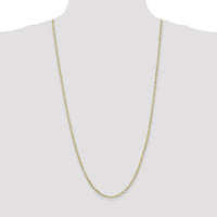 10k 2.2mm Flat Figaro Chain-10FG065-30