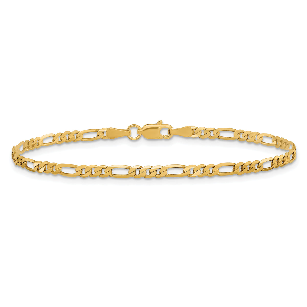 10k 2.75mm Flat Figaro Chain-10FG070-7