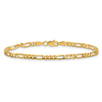 10K 3mm Flat Figaro Chain-10FG080-6